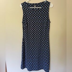 Tommy Hilfiger Navy Blue Sleeveless Midi Dress